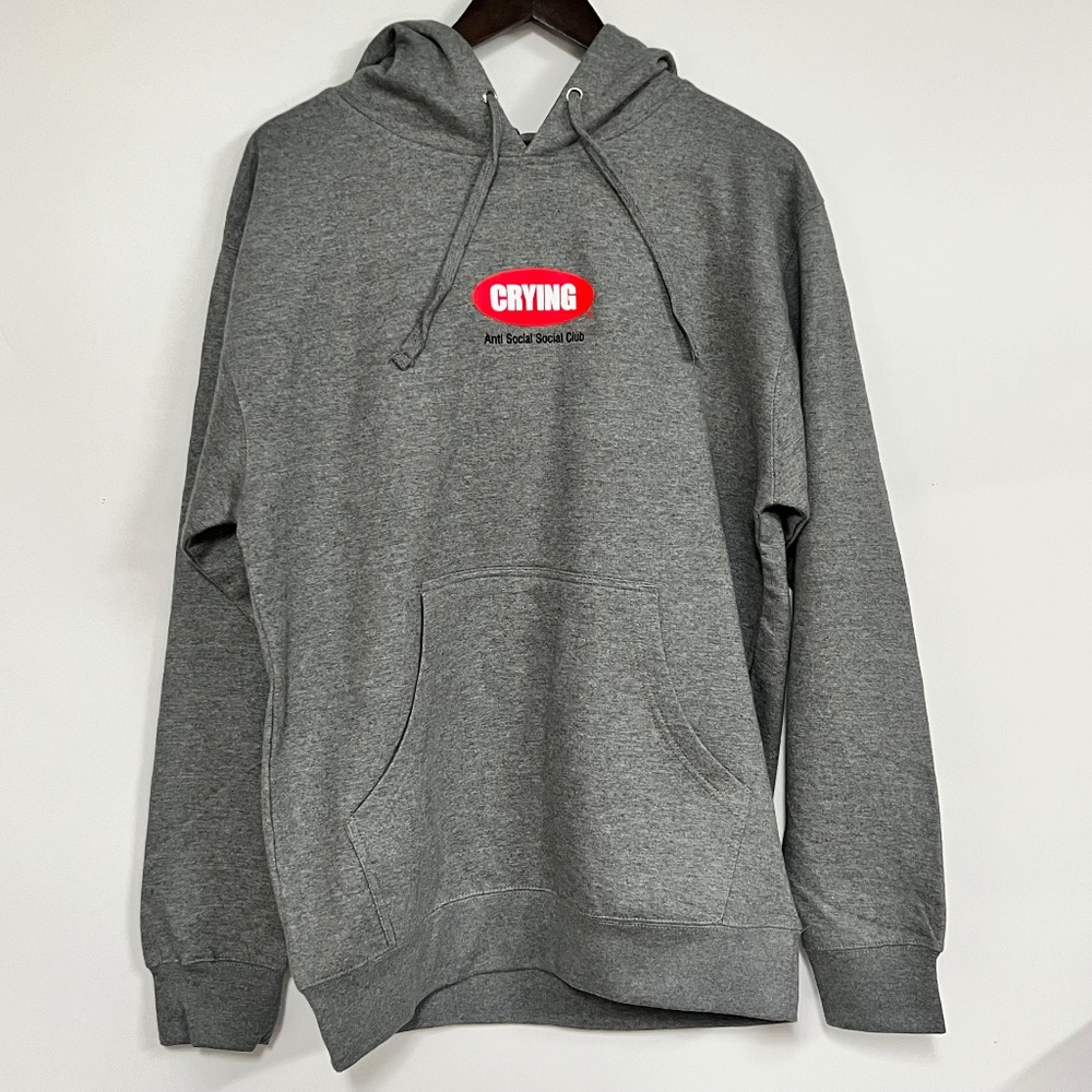 Anti Social Social Club Crying Toy With Me Grey Hoodie BAPE FOG KITH